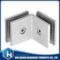 Glass Square Partition Hinge 90 Degree