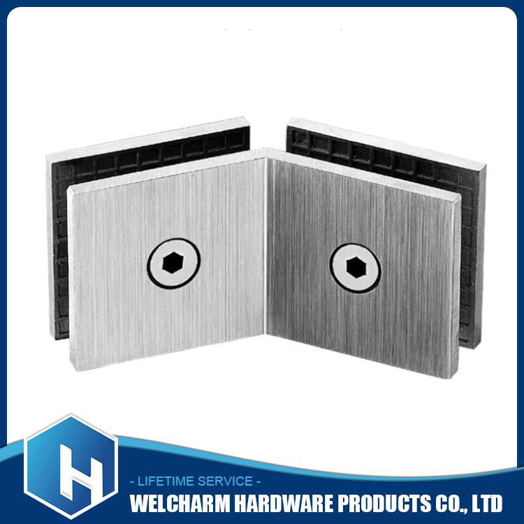 Glass Square Partition Hinge 135 Degree Two Sides 2