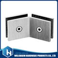 Glass Square Partition Hinge 135 Degree Two Sides 2