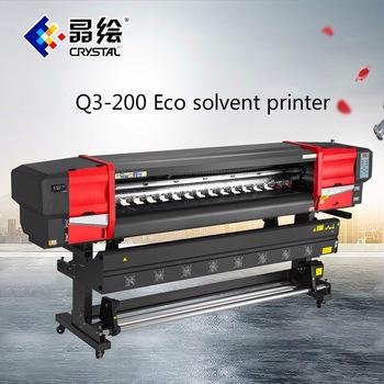 Guangzhou Crystaljet High quality and high resolution ECO Solvent Printer 3