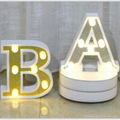 wooden led wedding party decoration christmas alphabet marquee letter lighting 1