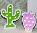 factory price holiday wood led cactus