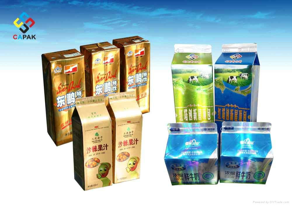 Metallic Printing Milk and Juice Aseptic Package Roll