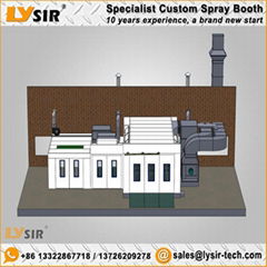 LYSIR Aerospace Spray Paint Booth New Spray booth For Aircraft