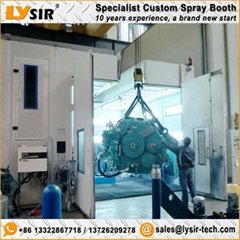 LYSIR Custom-made Industrial Spray Booth with Hoist Access