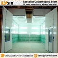 LYSIR Custom-made Industrial Spray Booth with Hoist Access 4