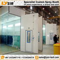 LYSIR Custom-made Industrial Spray Booth with Hoist Access 5