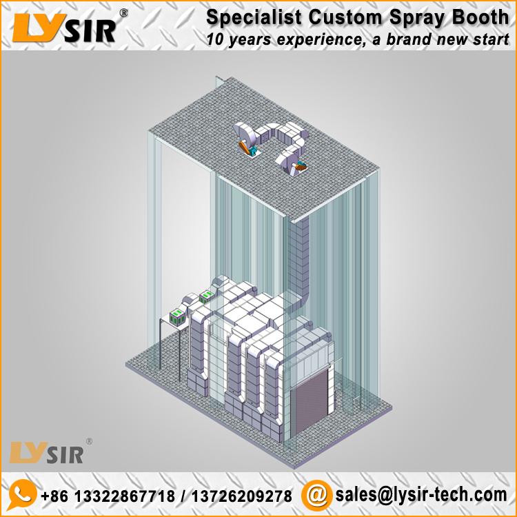 LYSIR Industrial Spray Paint Oven Europe Design Paint Drying Cabin For Aircraft