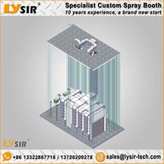 LYSIR Industrial Spray Paint Oven Europe Design Paint Drying Cabin For Aircraft