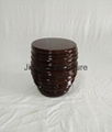 chocolate color fiberglass living room furniture special design babylon round st