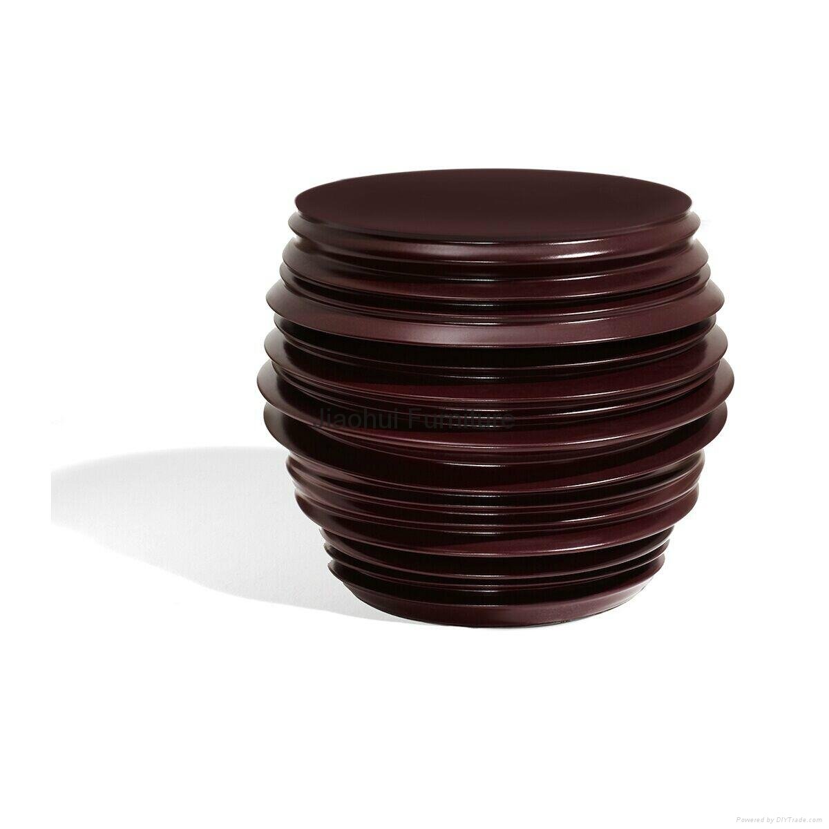 chocolate color fiberglass living room furniture special design babylon round st 3