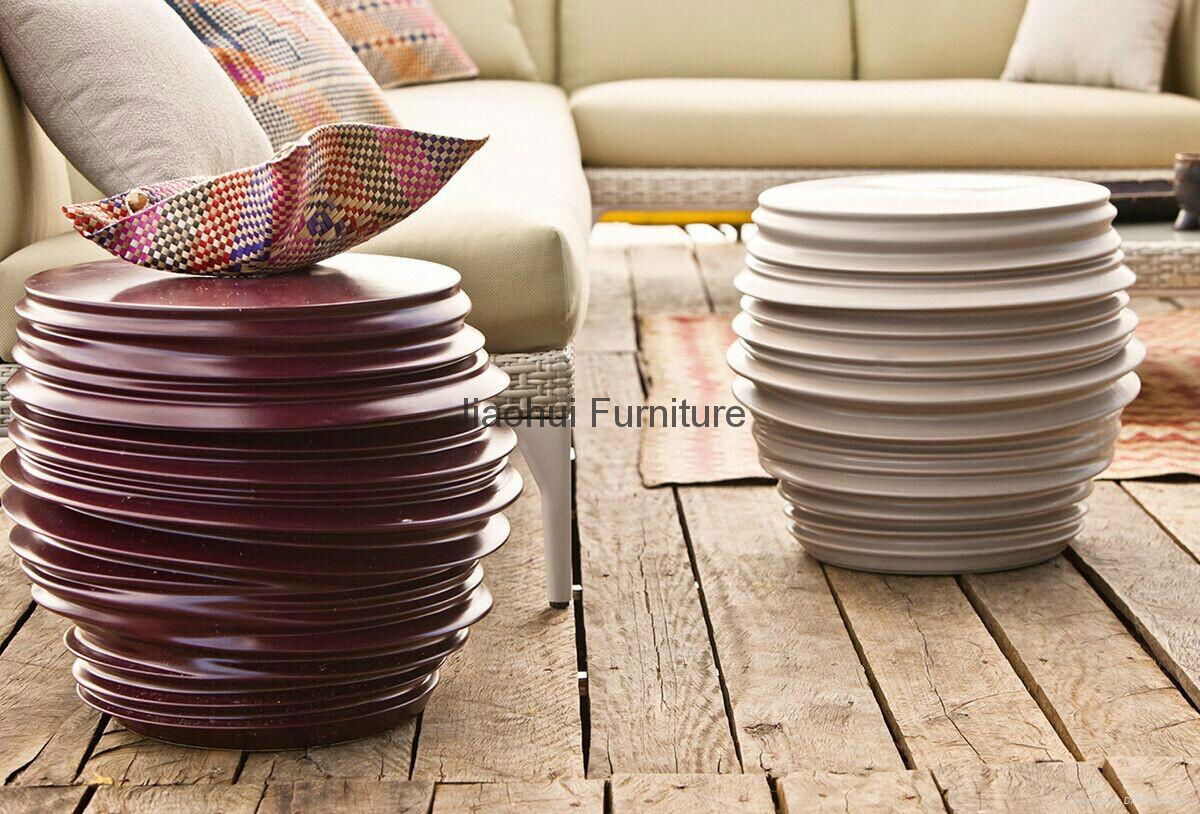 chocolate color fiberglass living room furniture special design babylon round st 5