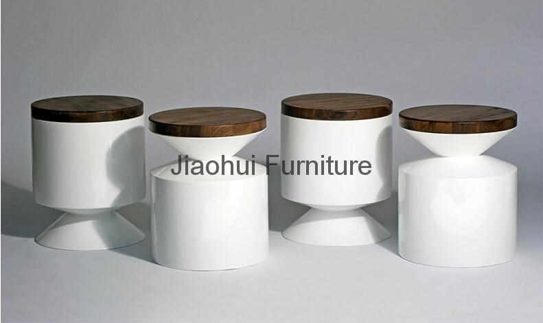 new design contemporary furniture Reza Feiz fiberglass shell Griffin stool 2