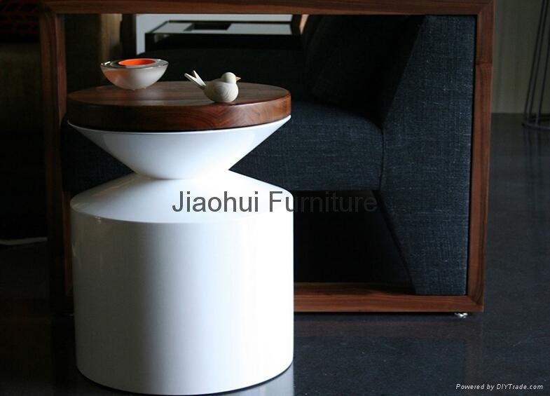new design contemporary furniture Reza Feiz fiberglass shell Griffin stool 3