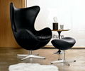 fashionable living room furniture swivel arne jacobsen leisure egg chair