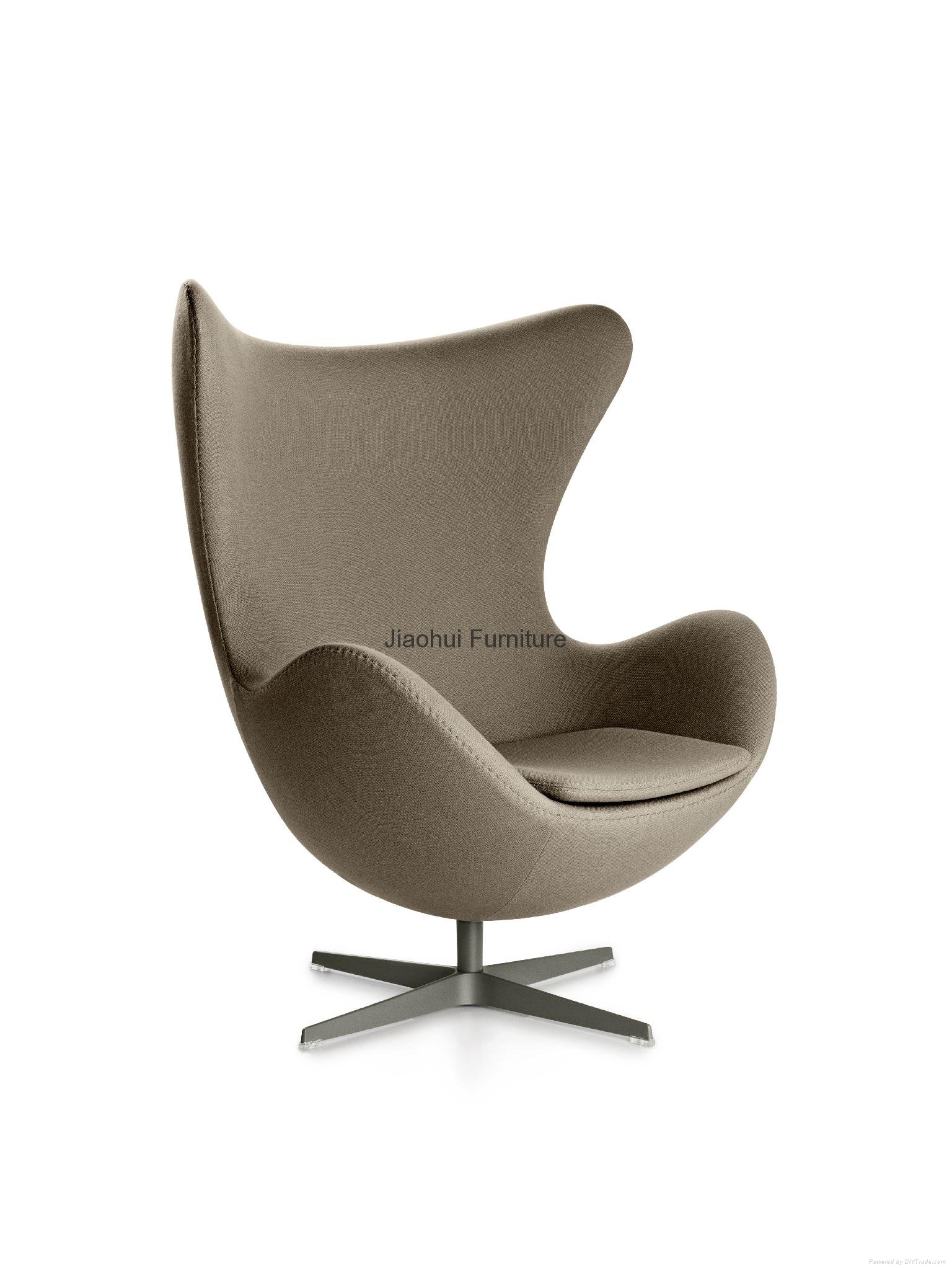 fashionable living room furniture swivel arne jacobsen leisure egg chair 5