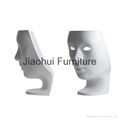 Modern Classical Relax Fabio Novembre Nemo Mask Human Face Style Chair by Driade 1