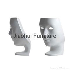 Modern Classical Relax Fabio Novembre Nemo Mask Human Face Style Chair by Driade