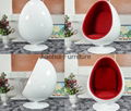 classical replica designer Eero Aarnio swivel oval leisure egg pod chair 2
