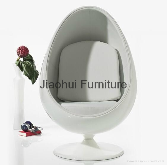 classical replica designer Eero Aarnio swivel oval leisure egg pod