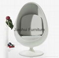 classical replica designer Eero Aarnio swivel oval leisure egg pod chair 3