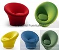 comfortable cashmere living room furniture mushroom style leisure chair 5