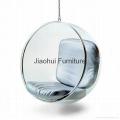 clear acrylic easy furniture ceiling transparent hanging bubble chair