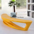 fashionable designer shopping mall waiting bench Amanda Levete drift long bench 5