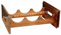 Acacia wood wine rack 1