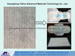 embossed hydrophilic pp spunbond nonwoven fabric for topsheet of adult diaper