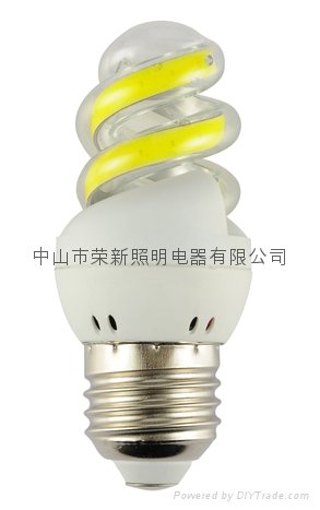 LED COB 2.5T 5W 螺旋型节能灯