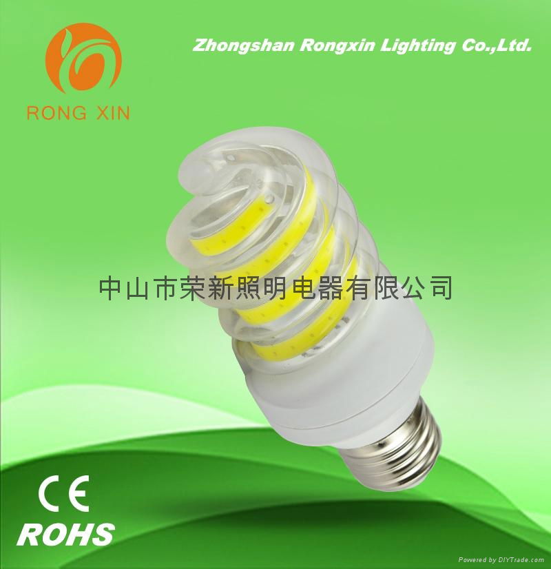 LED COB 3T 7W/9W 螺旋型节能灯 3