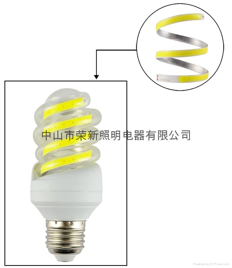 LED COB 3T 7W/9W 螺旋型节能灯 5