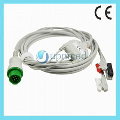 Biolight M9500 ECG cable,12 pins