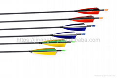 Archery hunting carbon arrow for recurve bow