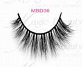 Individual Real Siberian 3D Mink Lashes MBD36