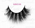 Handmade Real 3D Mink Fur Lashes with Private Label MBD38