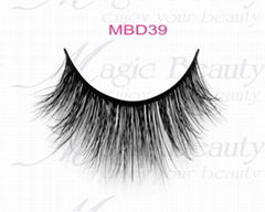 Private Labeling Cruelty-free Real Siberian 3D Mink Fur Lashes MBD39