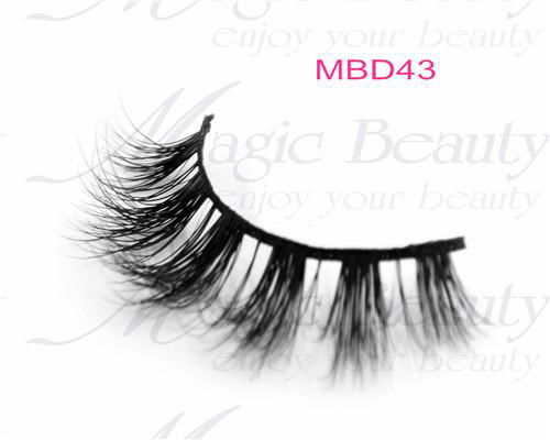 Private Label 3D Mink Fur Lashes MBD43 3