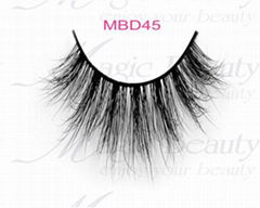 The 3D Cruelty-free Mink Lashes MBD45 from Magic Beauty Lashes