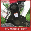 ATV Wood chipper machine with 13.5HP Gasoline engine 2