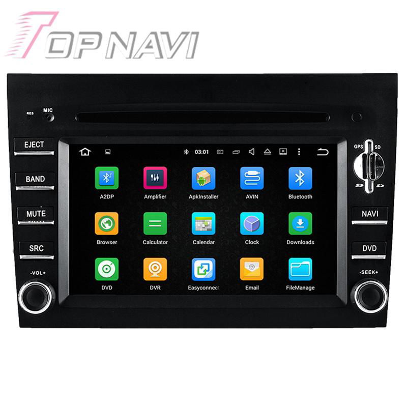 TOPNAVI 6.2'' Screen Android 7.1 Car Navigation GPS Stereo Porsche 2005-2012 2