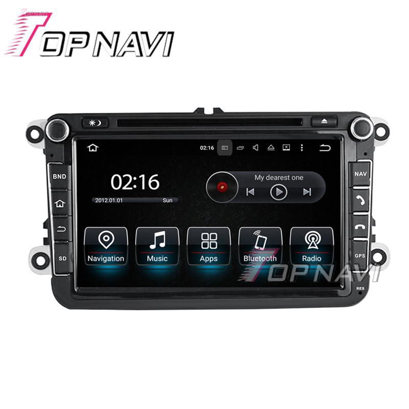 TOPNAVI 8.0'' Screen Android 7.1 Car Navigation GPS Stereo for VW universal 4