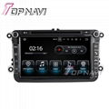 TOPNAVI 8.0'' Screen Android 7.1 Car Navigation GPS Stereo for VW universal 4