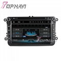 TOPNAVI 8.0'' Screen Android 7.1 Car Navigation GPS Stereo for VW universal 3