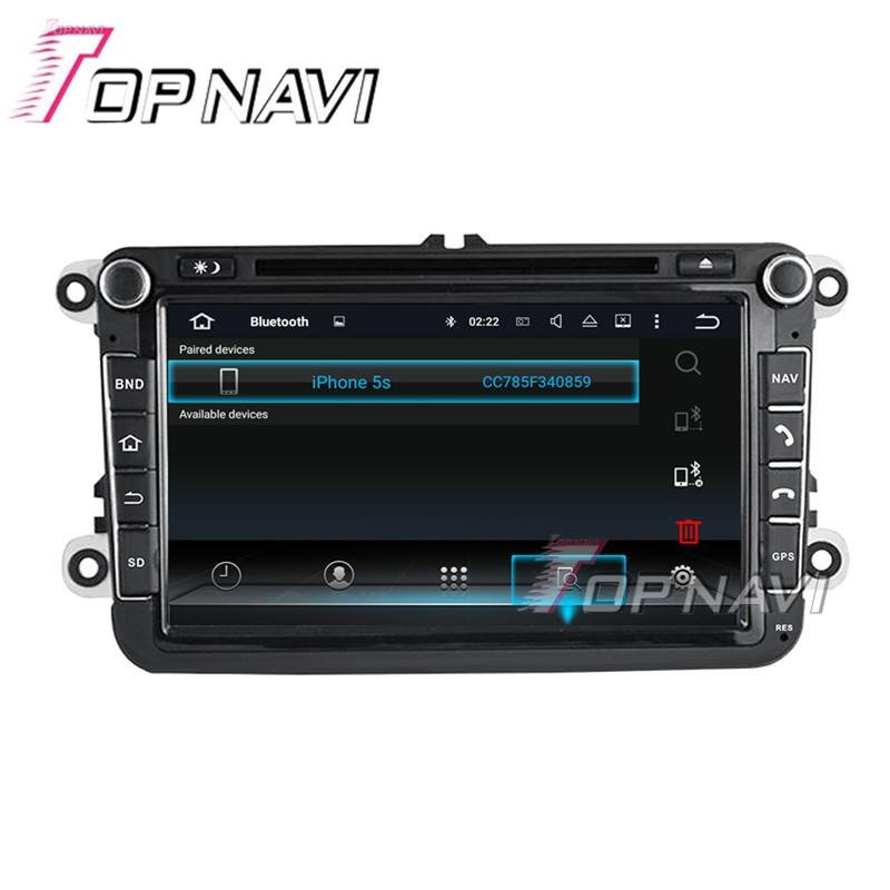 TOPNAVI 8.0'' Screen Android 7.1 Car Navigation GPS Stereo for VW universal 2