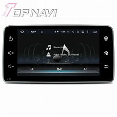 TOPNAVI 9.0'' Screen Android 7.1 Car Players Navigation Benz Smart 2015.10-