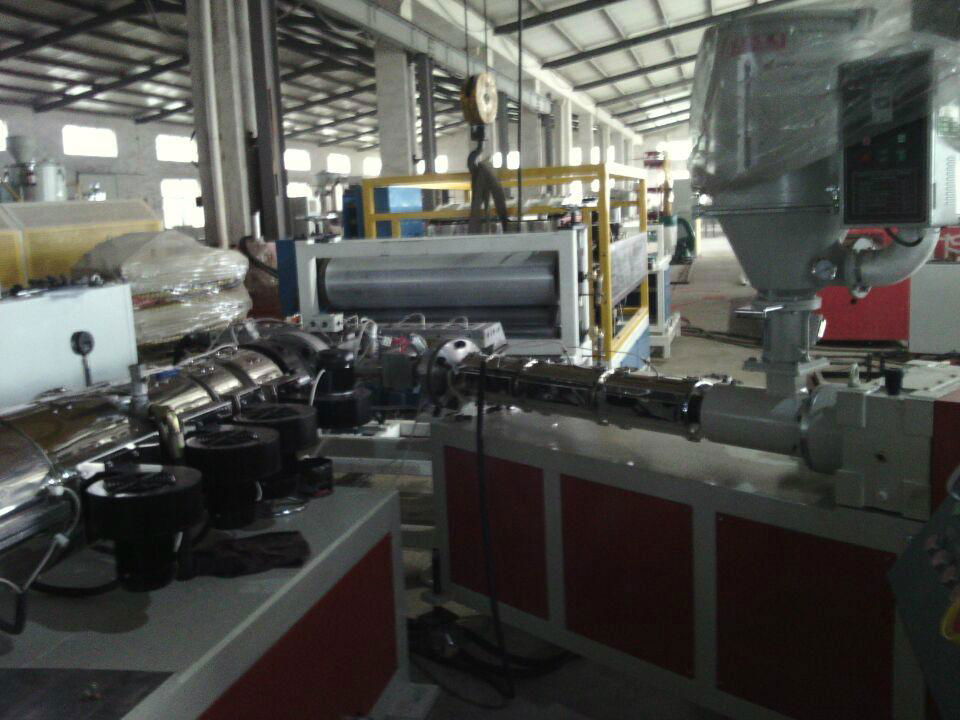 PVC+ASA roofing sheet extrusion line 2