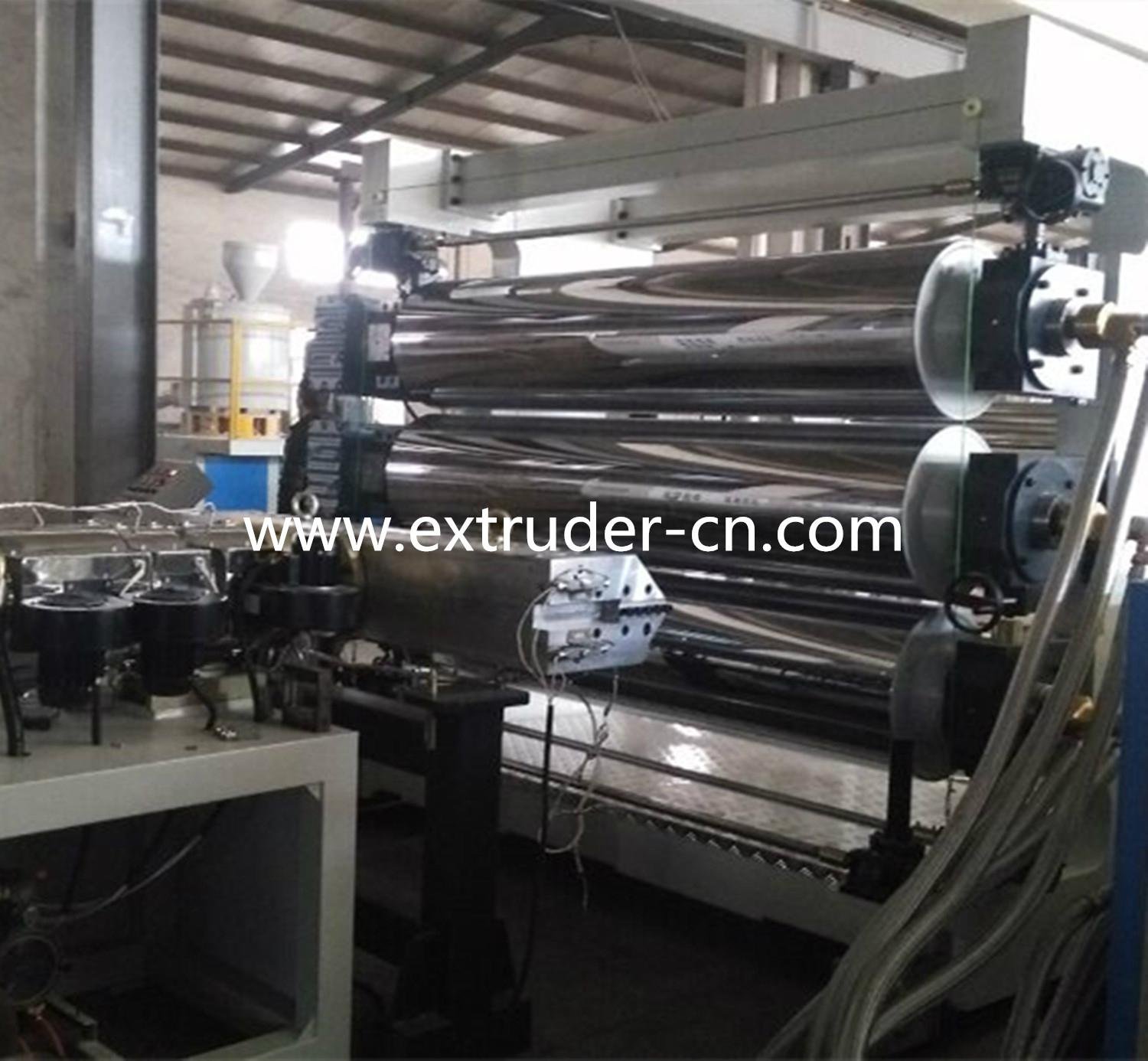 Rigid PVC sheet extrusion line 2
