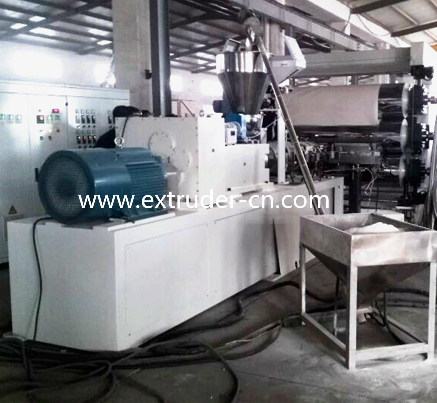 Rigid PVC sheet extrusion line 5